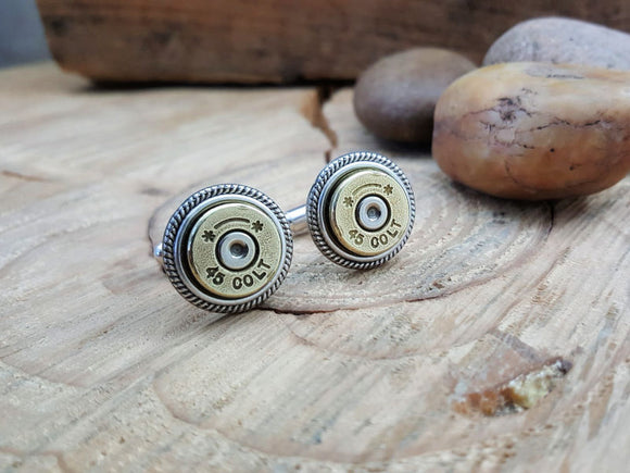 45 Colt Bullet Cuff Links-SureShot Jewelry