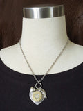 20 Gauge ShotShell Heart Necklace - Shot Thru the Heart Bullet Necklace-SureShot Jewelry