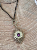Brass Bohemian Style Long Bullet Necklace - Great for Layering-SureShot Jewelry