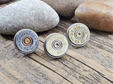 Silver 20 Gauge Shotgun Casing Tie Tack / Lapel Pin / Purse or Hat Pin-SureShot Jewelry