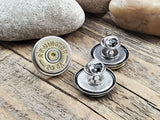 Brass 20 Gauge Shotshell Tie Tack / Lapel Pin / Purse or Hat Pin-SureShot Jewelry