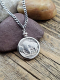 Buffalo Nickel Coin Necklace - Unisex-SureShot Jewelry