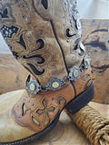 Concho Style Silver Boot Bracelet-SureShot Jewelry