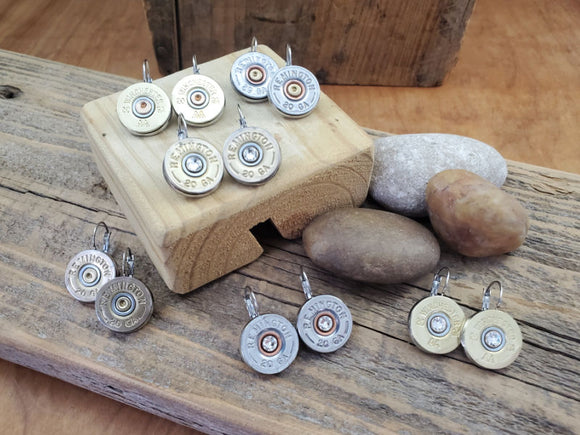 20 Gauge Shotshell Stainless Bullet Earrings