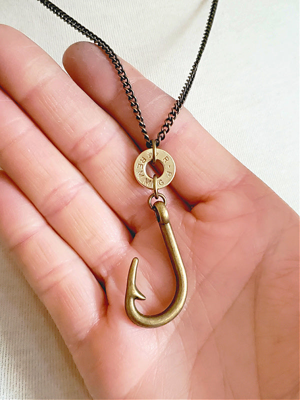 Fishing Necklace - Bullet Necklace - Jewelry for Men - SureShot