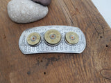 Shotshell Rectangle French Style Hair Barrettes