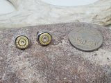 Petite Brass 25 Auto Bullet Studs from SureShot Jewelry - Shotshell & Bullet Designs