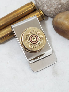 12 Gauge Shotshell Money Clip - Vintage Winchester Western Brand-SureShot Jewelry