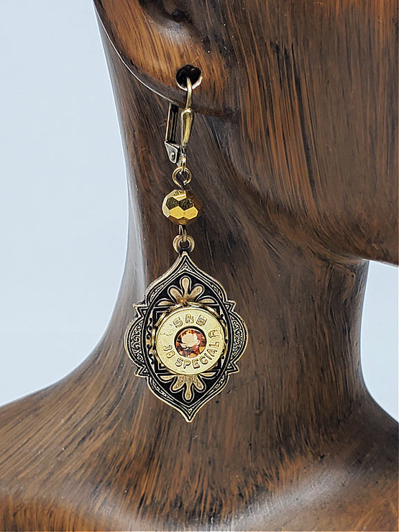 Bohemian Style Antique Brass Dangle Earrings