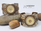 12 Gauge Winged Mixed Metal SMOOTH Brass Shotshell Cuff Bracelet from SureShot Jewelry