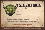 SureShot Bucks Gift Card-SureShot Jewelry