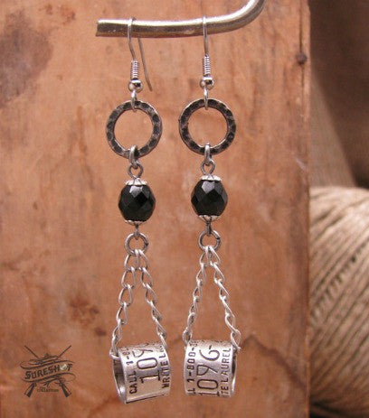 Duck Band Chain Dangle Beaded Earrings-SureShot Jewelry