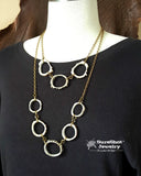 FIVE Antler Slice Circle of Life Designer Necklace-SureShot Jewelry