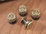Bullet Casing Tuxedo Buttons - Set of 4
