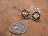 Petite Beaded Bezel Bullet Earrings - Bullet Studs - 25 Auto-SureShot Jewelry