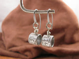 Duck Band Hoop Style Dangle Earrings-SureShot Jewelry