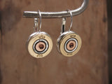 410 Gauge Shotshell Leverback Bullet Earrings-Earrings-SureShot Jewelry