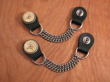 Vest Extenders - Biker Accessories - Mens 12 Gauge Chain Vest Extenders-SureShot Jewelry