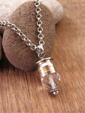 45 Auto Crystal Beaded Orb Bullet Necklace